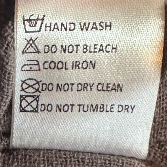 NWT Ruffle Hem Bohemian Drawstring Pants Lightweight 100% Cotton - Picture 8 of 8